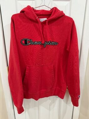 Boys Champion Red Hoodie